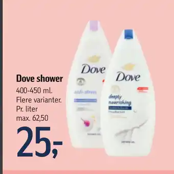 Føtex Dove shower tilbud