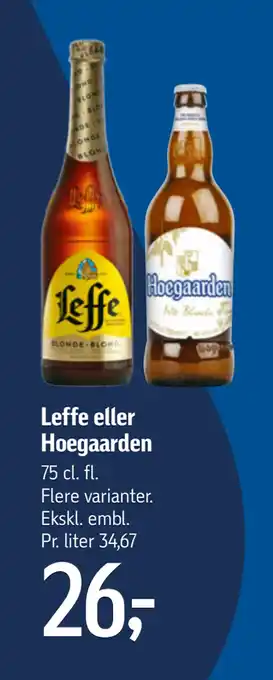 Føtex Leffe eller Hoegaarden tilbud