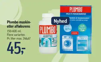 Plumbo maskin- eller afløbsrens