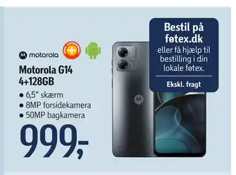 Føtex Motorola G14 4+128GB tilbud