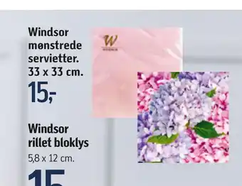 Føtex Windsor mønstrede servietter tilbud