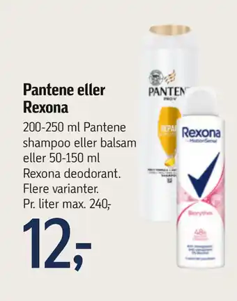 Føtex Pantene eller Rexona tilbud