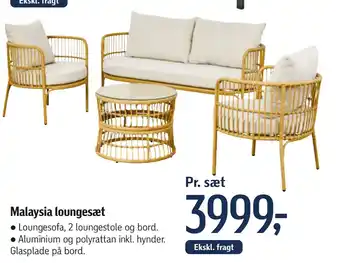 Føtex Malaysia loungesæt tilbud