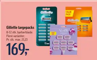 Føtex Gillette largepacks tilbud