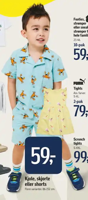 Føtex Kjole, skjorte eller shorts tilbud