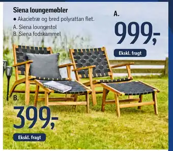 Føtex Siena loungemøbler tilbud