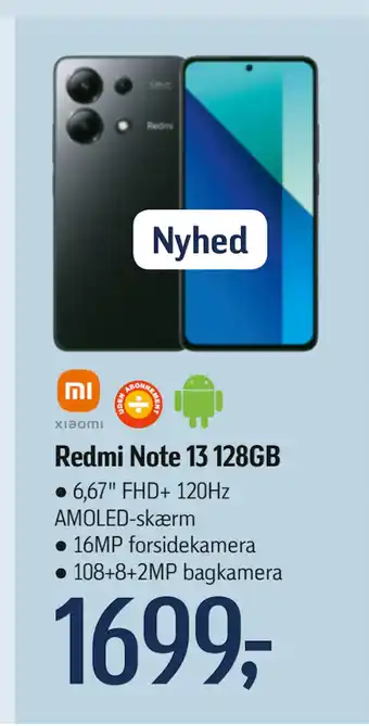 Føtex Redmi Note 13 128GB tilbud