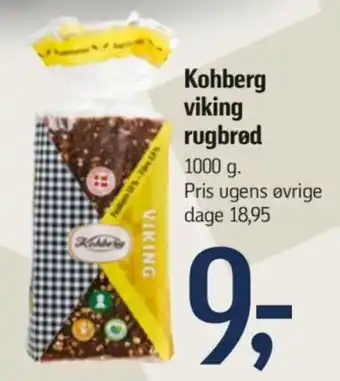 Føtex Kohberg viking rugbrød tilbud