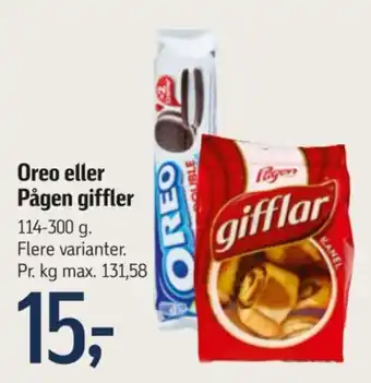 Føtex Oreo eller Pågen giffler tilbud