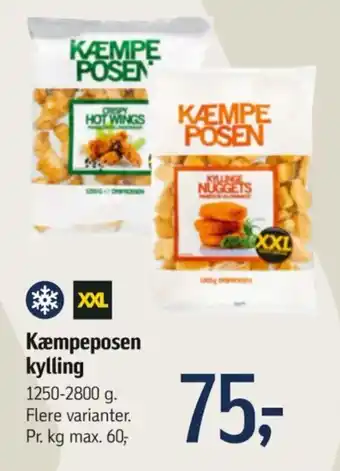 Føtex Kæmpeposen kylling tilbud