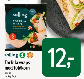 Føtex Tortilla wraps med fuldkorn tilbud
