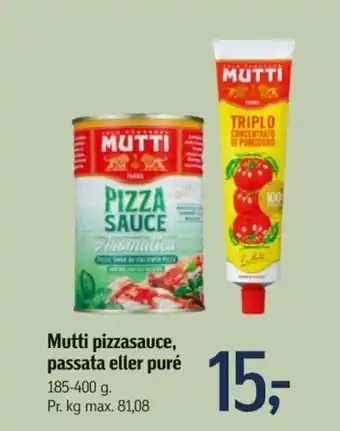 Føtex Mutti pizzasauce, passata eller puré tilbud