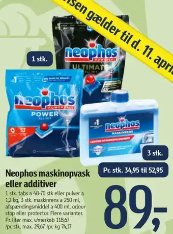 Føtex Neophos maskinopvask eller additiver tilbud