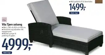 Føtex Vila Tjørn solseng tilbud