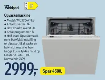 Føtex Opvaskemaskine tilbud