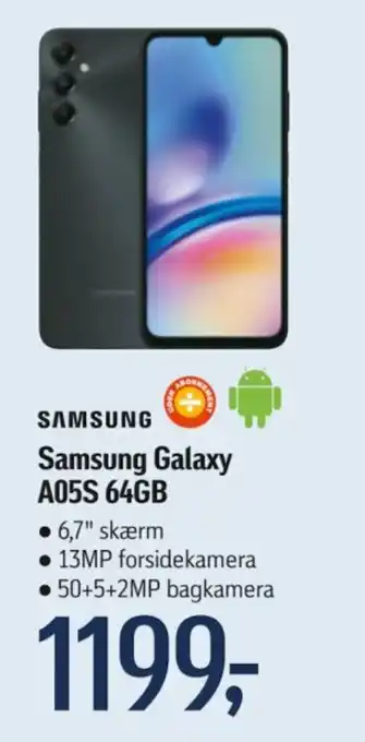 Føtex Samsung Galaxy A05S 64GB tilbud