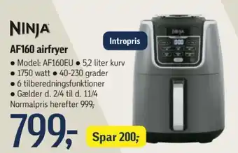 Føtex AF160 airfryer tilbud