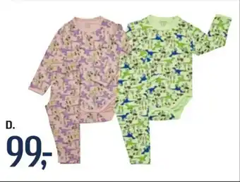 Føtex Body og leggings sæt. 56-92 cm tilbud