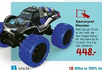 Bilka Fjernstyret Monster tilbud