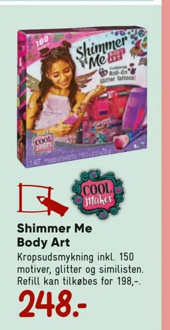Bilka Shimmer Me Body Art tilbud