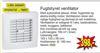 Harald Nyborg Fugtstyret ventilator tilbud