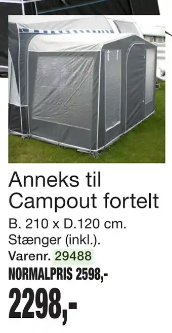 Harald Nyborg Anneks til Campout fortelt tilbud