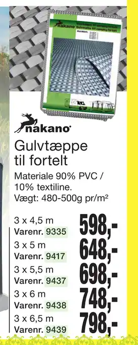 Harald Nyborg Gulvtæppe til fortelt tilbud