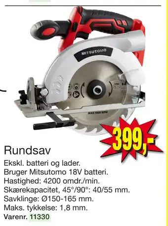 Harald Nyborg Rundsav tilbud