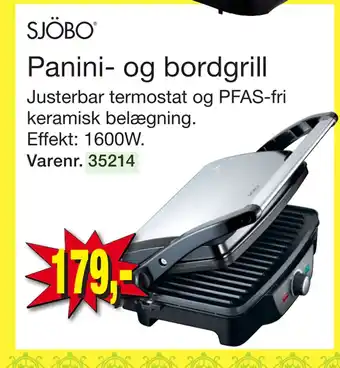 Harald Nyborg Panini- og bordgrill tilbud