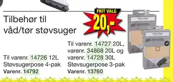 Harald Nyborg Tilbehør til våd/tør støvsuger tilbud