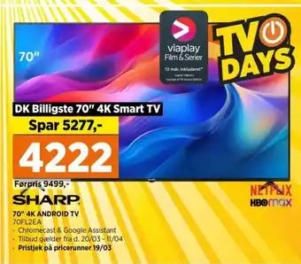 Power 70" 4K ANDROID TV 70FL2EA tilbud