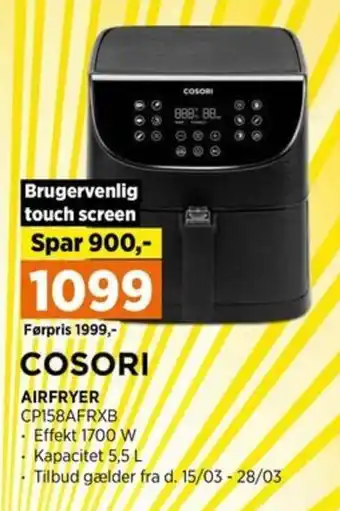 Power AIRFRYER CP158AFRXB tilbud