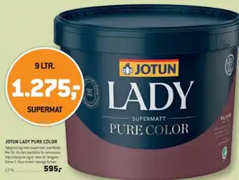 XL-BYG JOTUN LADY PURE COLOR tilbud
