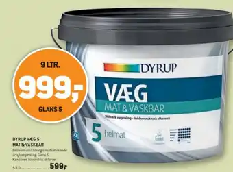 XL-BYG DYRUP VÆG 5 MAT & VASKBAR tilbud