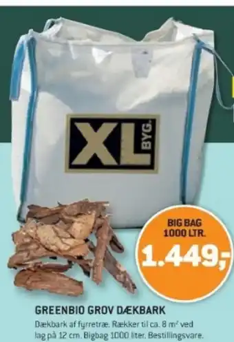 XL-BYG GREENBIO GROV DÆKBARK tilbud
