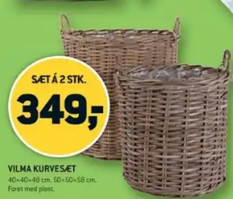 XL-BYG VILMA KURVESÆT tilbud