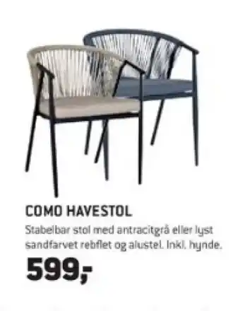 XL-BYG COMO HAVESTOL tilbud