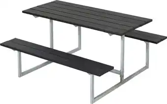 Bauhaus Plus børnebord-/bænkesæt sort tilbud