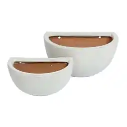 Bauhaus Lauvring vægkrukke Inca hvid S 22 cm tilbud