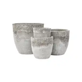 Bauhaus Lauvring krukke Capri hvid 28x27 cm tilbud