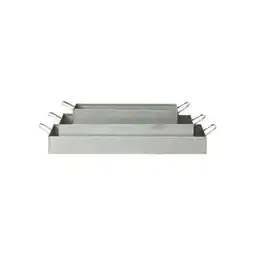 Bauhaus Lauvring bakke Alvin zink 45x23x5 cm tilbud