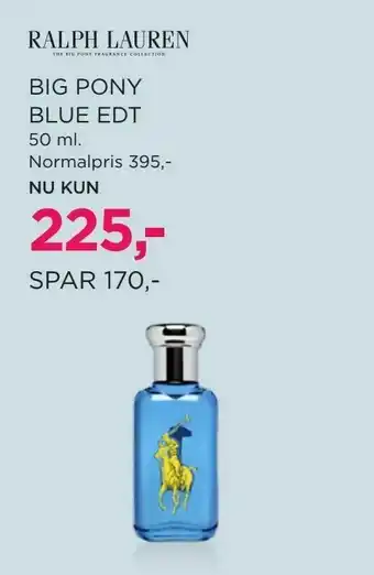 Salling Ralph lauren Big pony blue edt tilbud