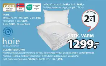 JYSK CLEAN FIBERDYNE tilbud