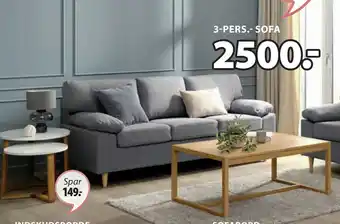 JYSK 3-PERS SOFA tilbud