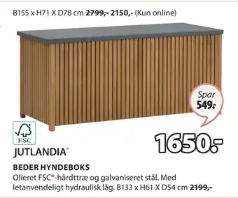 JYSK BEDER HYNDEBOKS tilbud