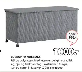 JYSK YDERUP HYNDEBOKS tilbud