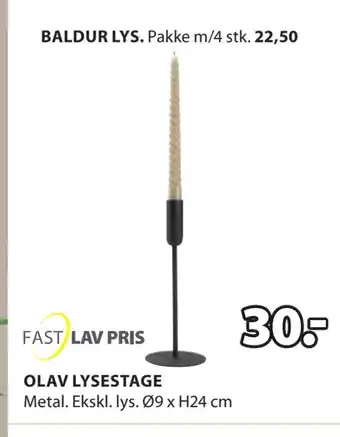 JYSK OLAV LYSESTAGE tilbud