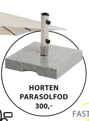 JYSK HORTEN PARASOLFOD tilbud