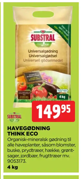 jem & fix HAVEGØDNING THINK ECO tilbud