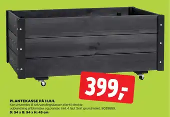 jem & fix PLANTEKASSE PÅ HJUL tilbud